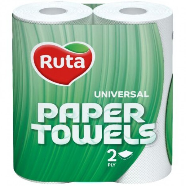Полотенца бумажные Ruta Universal, 2 рулона