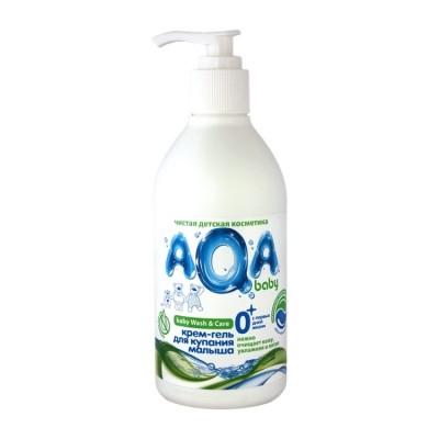 Крем-гель для купания малыша AQA baby 300 мл.