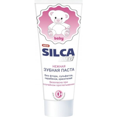 Детская зубная паста Silca Med baby 0+, 65 г.