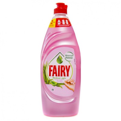 Средство для мытья посуды Fairy Нежные руки Розовый Жасмин и Алоэ Вера, 650 мл.