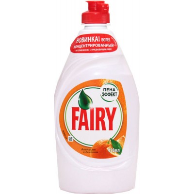 Средство для мытья посуды Fairy Апельсин и лимонник, 450 мл.