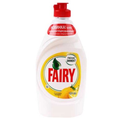 Средство для мытья посуды Fairy Сочный лимон, 450 мл.