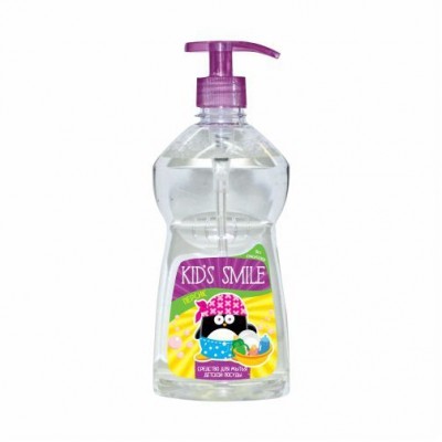 Средство для мытья детской посуды Kids Smile персик, 500 г.