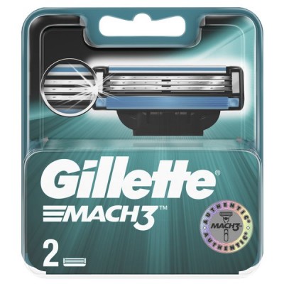 Кассеты сменные Gillette Mach 3 2 шт.