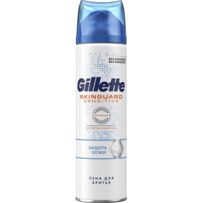 Пена для бритья Gillette Skinguard Sensitive с экстрактом алоэ 250 мл.