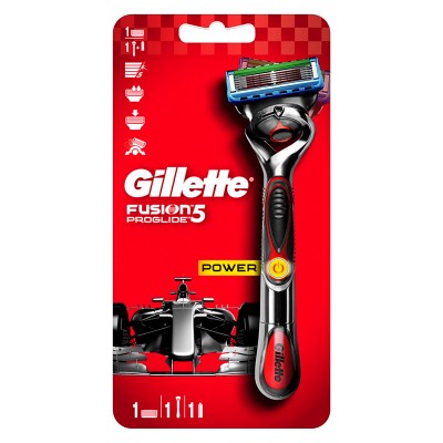 Бритва GILLETTE Fusion ProGlide Power и кассета 1 штука (на батарейке) 