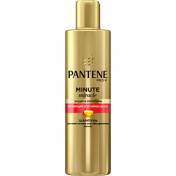 Шампунь PANTENE Pro-V Minute Miracle Регенерация осветленных волос 270 мл