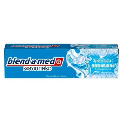 Зубная паста Blend-a-med Комплекс Освежающая Чистота Перечная мята 100 мл.