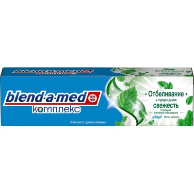 Зубная паста Blend-a-med Комплекс Отбеливание + Природная Свежесть 100 мл.