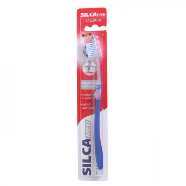 Зубная щетка Silca Med Идеальная чистка. Средняя жесткость