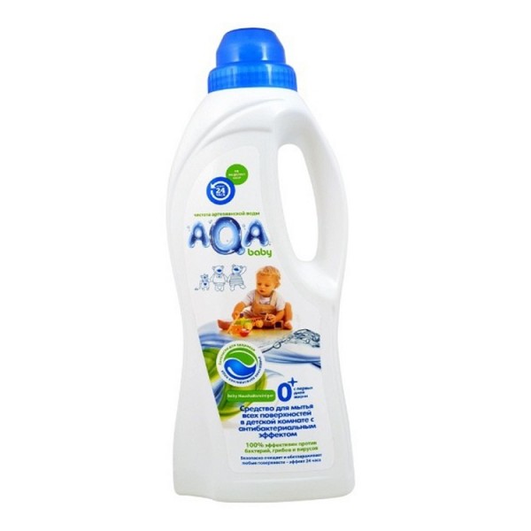 Средство для мытья всех поверхностей антибактериальное AQA baby 700 мл.
