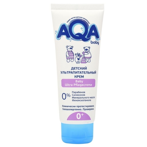Крем ультрапитательный для малыша AQA baby 75 мл.
