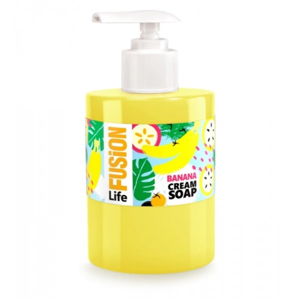 Крем-мыло жидкое для рук Тропический банан Fusion Life, 300 мл