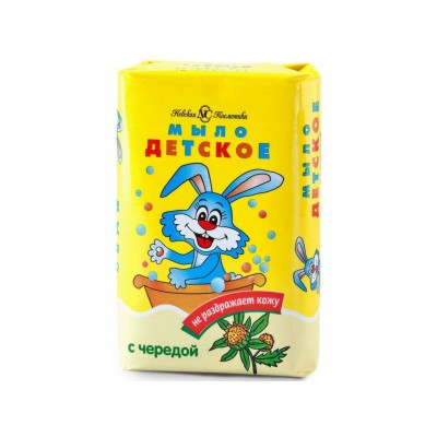 Мыло Невская Косметика детское с экстрактом череды, 90г