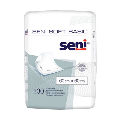Пеленки впитывающие SENI SOFT BASIC (60х60), 30шт