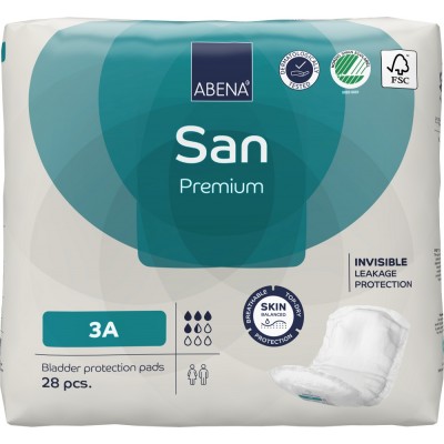 ABENA San 3A Premium 4.5* Прокладки впитывающие урологические, 28 шт, Дания