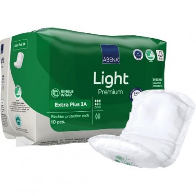 ABENA LIGHT EXTRA PLUS 3A Premium 4,5* Прокладки впитывающие урологические, 10 шт, Дания