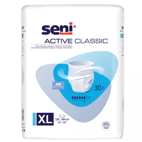 Трусики впитывающие для взрослых Seni Active Classic extra large (120-160 см) 30 шт.