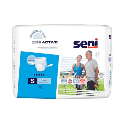 Трусики впитывающие для взрослых Seni Active 1 Small (55-85 см) 10 шт.