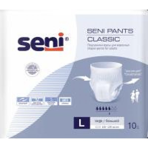 Трусики впитывающие для взрослых Seni Pants Classic Large 10 шт