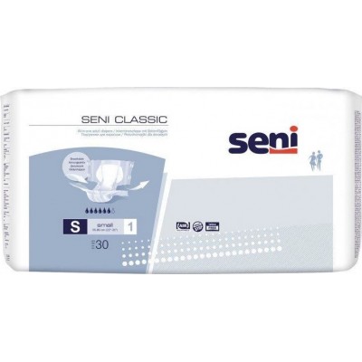 Подгузники для взрослых Seni Classic Small 1 (55-80), 30 шт