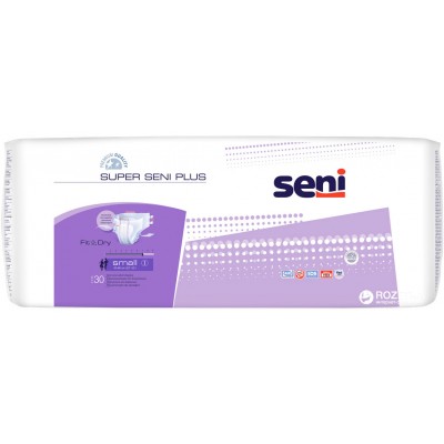 Подгузники для взрослых Super Seni Plus Small 1(55-80 см), 30шт.