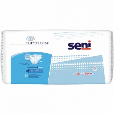 Подгузники для взрослых Super Seni Air Small 1 (55-80 см), 30шт