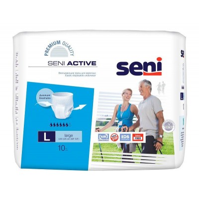 Трусики впитывающие для взрослых Seni Active 3 Large(100-135 см), 10 шт