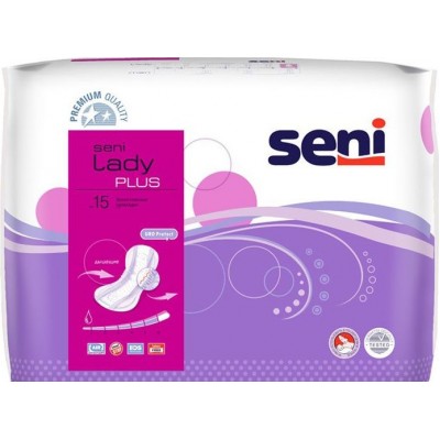 Прокладки урологические для женщин Seni Lady Plus, 15шт