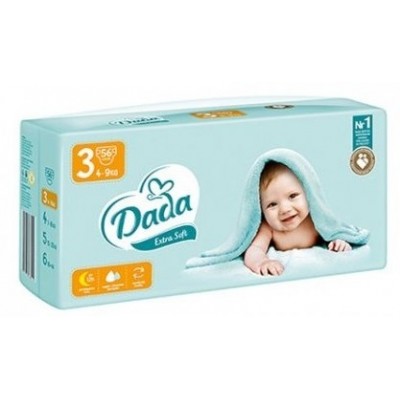 Подгузники Dada Extra soft 3 (4-9 кг), 56 шт.