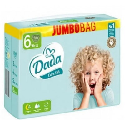 Подгузники Dada Extra soft 6 (16+ кг), 66 шт.