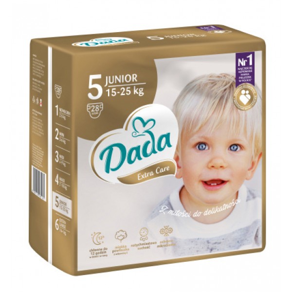 Подгузники Dada Extra Care 5 (15-25 кг) 28 шт.