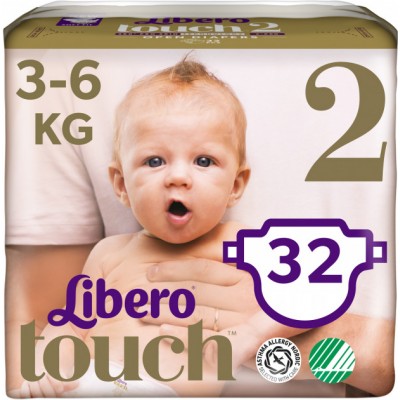 Подгузники Libero Touch 2 (3-6 кг) 32 шт.