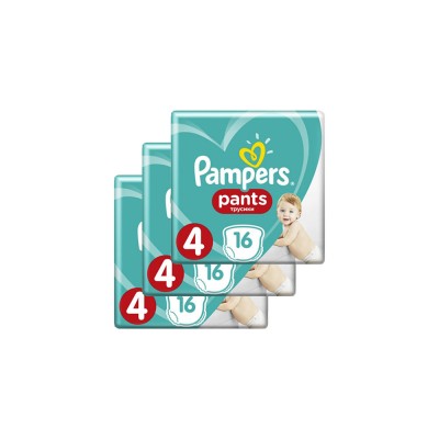 Подгузники-трусики Pampers Pants 4 (9-15 кг), 48 шт.
