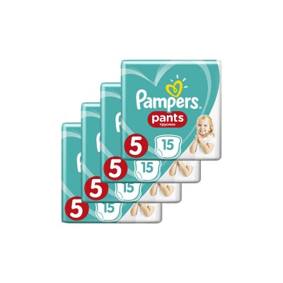 Подгузники-трусики Pampers Pants 5 (12-17 кг), 60 шт.
