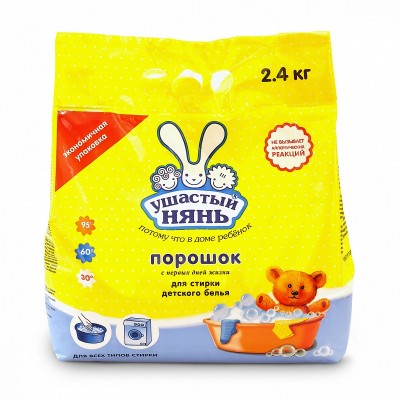 Стиральный порошок для детского белья «Ушастый нянь», 2,4кг