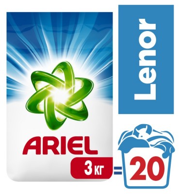 Стиральный порошок Ariel Автомат Touch of Lenor Fresh 3 кг.