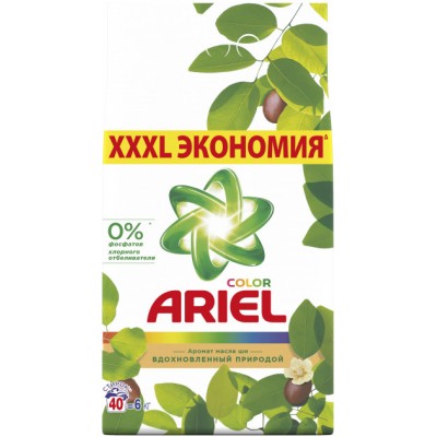 Стиральный порошок Ariel автомат Аромат масла ши 6 кг.