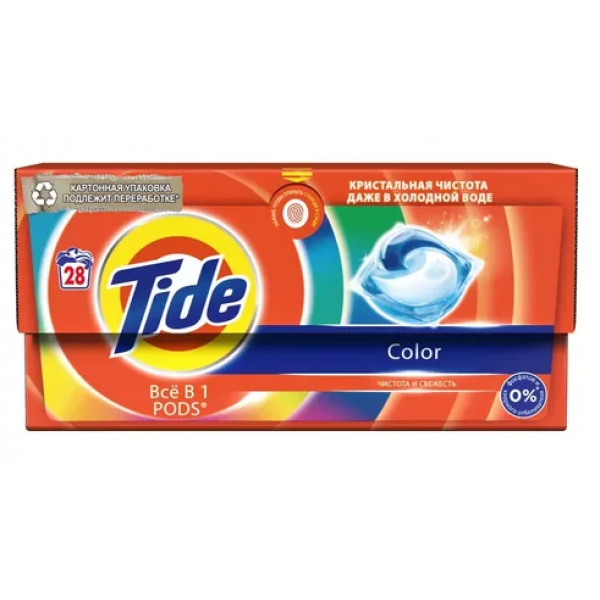 Капсулы для стирки Tide Color 28 шт.