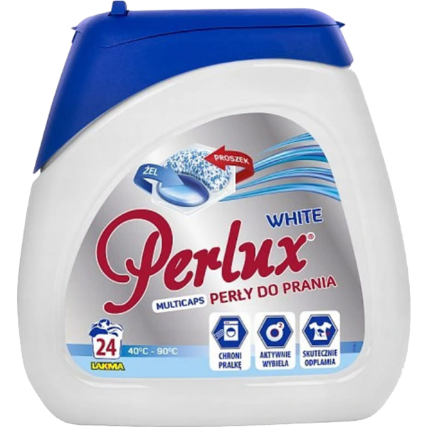 Капсулы для стирки «Perlux» White, 24 шт