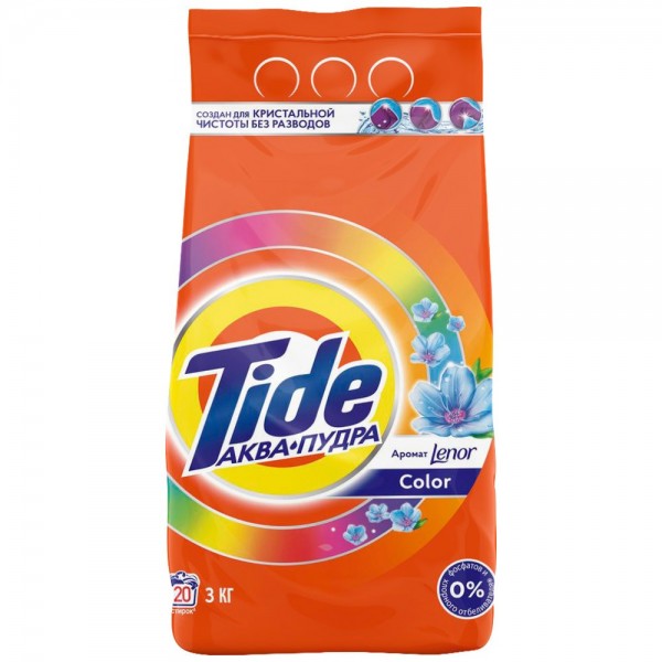 Стиральный порошок Tide автомат Lenor Touch of Scent 3 кг.