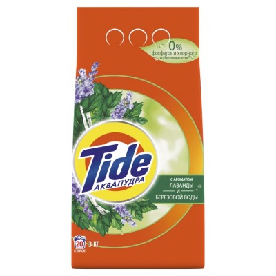 Стиральный порошок Tide Лаванда И Березовая Вода 3 кг.