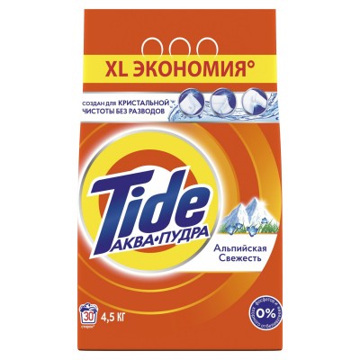 Стиральный порошок Альпийская свежесть, 4.5кг