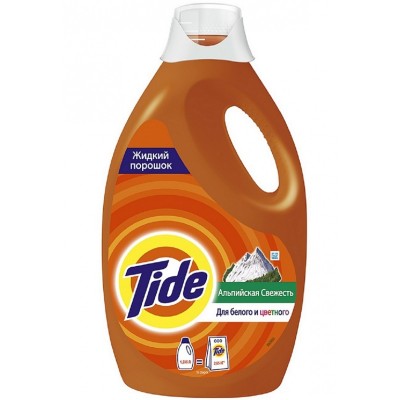 Средство моющее синтетическое жидкое Tide Альпийская свежесть 1,235 л.