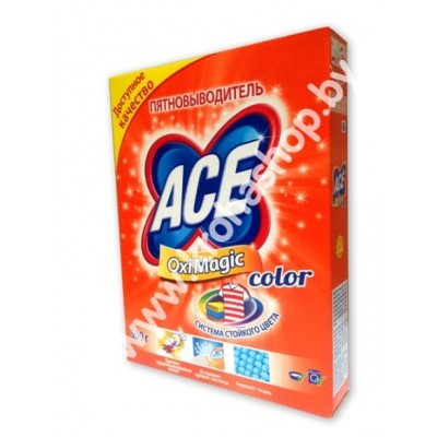 Пятновыводитель Ace Oxi Magic для цветных вещей, 500г