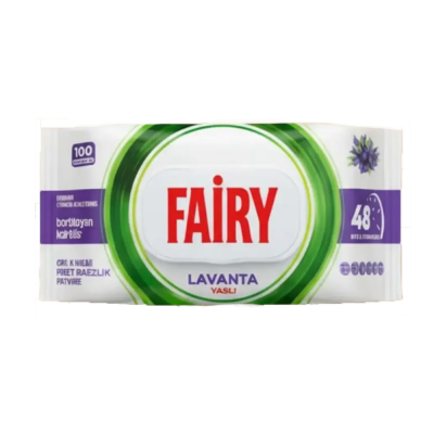 Влажные салфетки Fairy Лаванда для уборки поверхностей 100 шт Влажные салфетки Fairy Лаванда для уборки поверхностей 100 шт