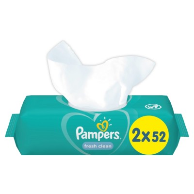 Влажные салфетки Pampers Fresh Clean 2x52 шт.