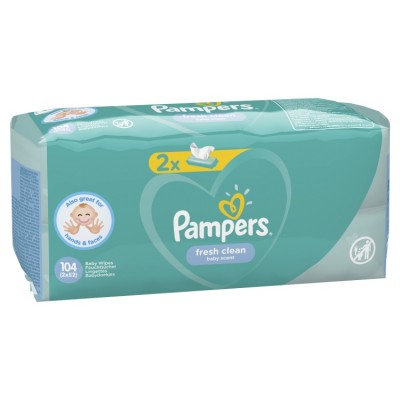 Влажные салфетки Pampers Fresh Clean 2x52 шт.