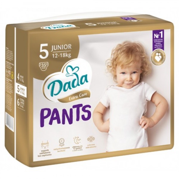 Подгузники-трусики Dada Extra Care Pants 5 Junior (12-18 кг), 35шт