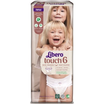 Подгузники-трусики Libero Touch 6 (13-20 кг) 30 шт.